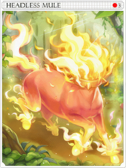 Headless Mule Card