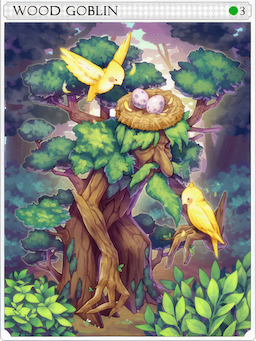 Wood Goblin Card