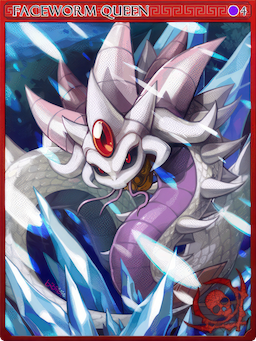 Faceworm Queen Card