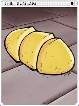 Thief Bug Egg Card