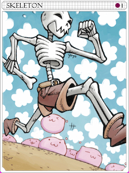Skeleton Card
