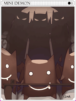 Mini Demon Card
