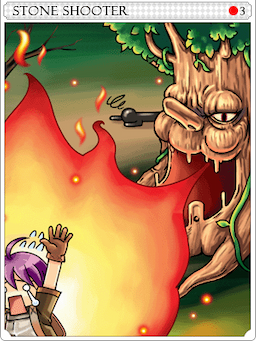 Stone Shooter Card