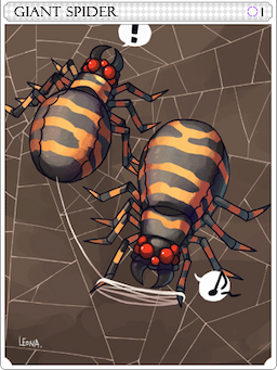 Giant Spider Card