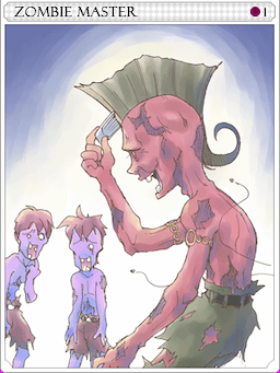 Zombie Master Card
