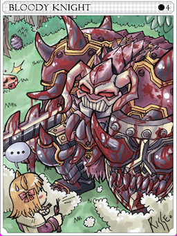 Bloody Knight Card