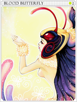 Bloody Butterfly Card