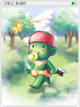 Orc Baby Card