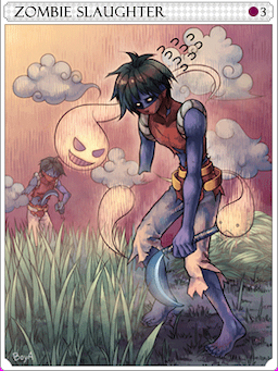 Zombie Slaughter Card